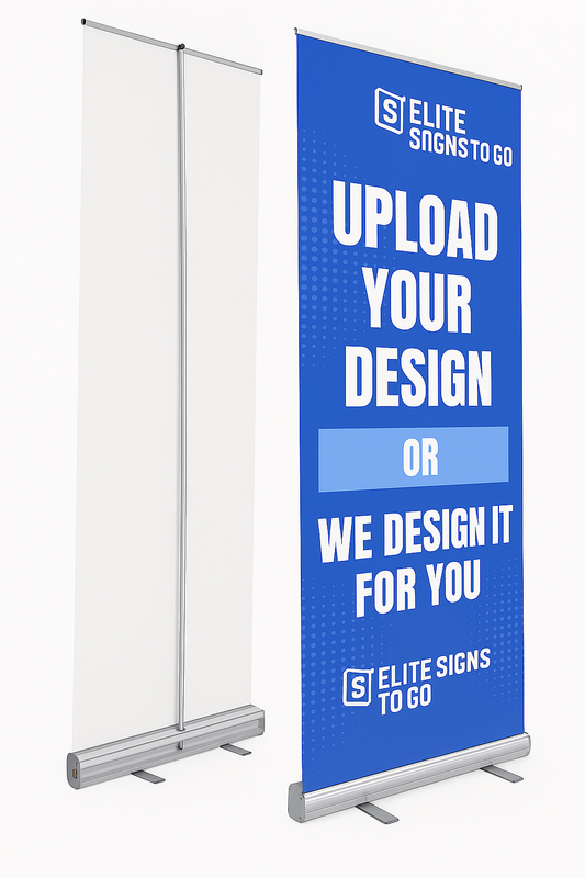 Silver Single Side Retractable Banner Stand image 0