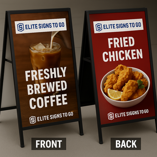 Heavy Duty Slide-In A-Frame Sidewalk Sign image 0